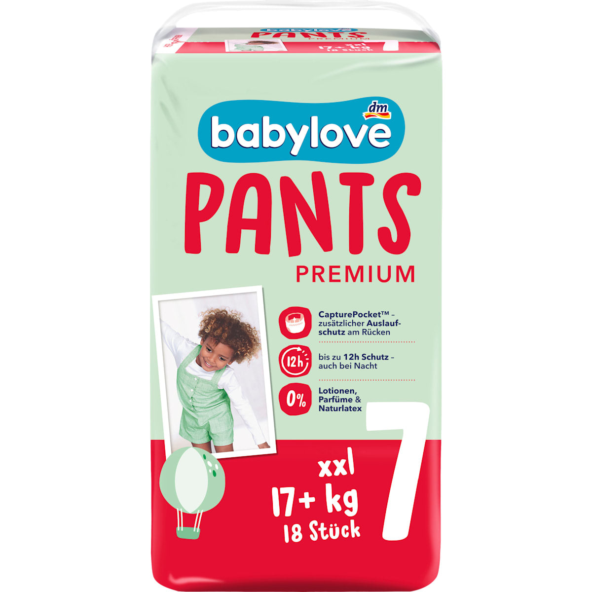 babylove Baby Pants Premium Maat 7 XXL (17+ kg), 18 St