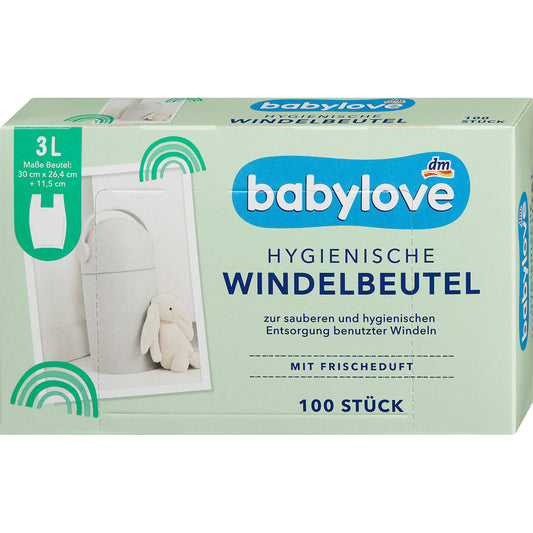 babylove Windelbeutel met Frisse geur, 100 St