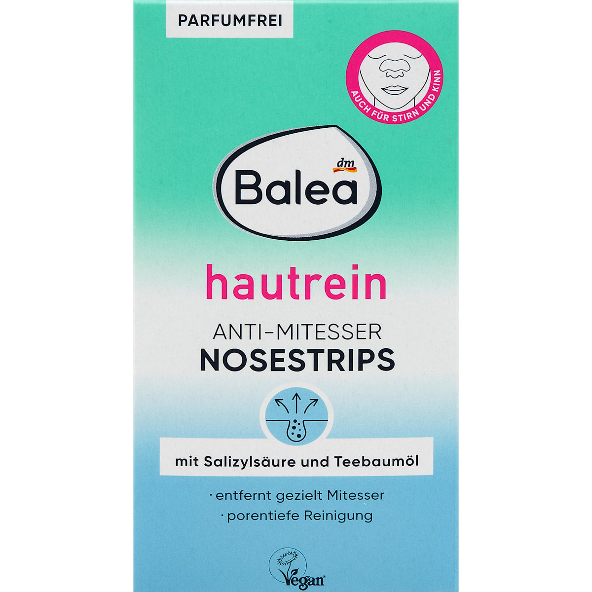 Balea Anti-Mitesser Nosestrips Huidrein, 3 St