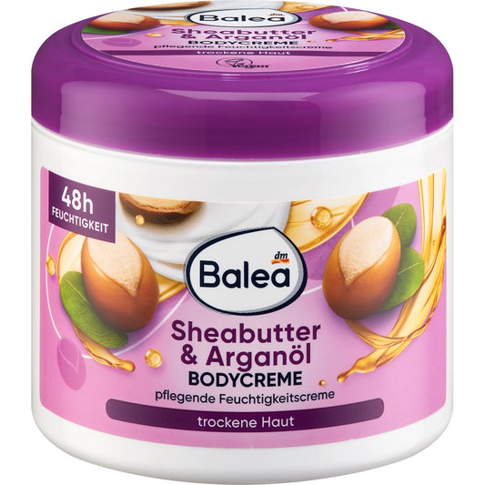 Balea Bodycrème Sheaboter & Arganolie, 500 ml