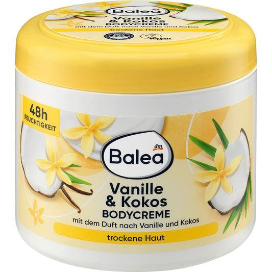Balea Bodycrème Vanille & Kokos, 500 ml