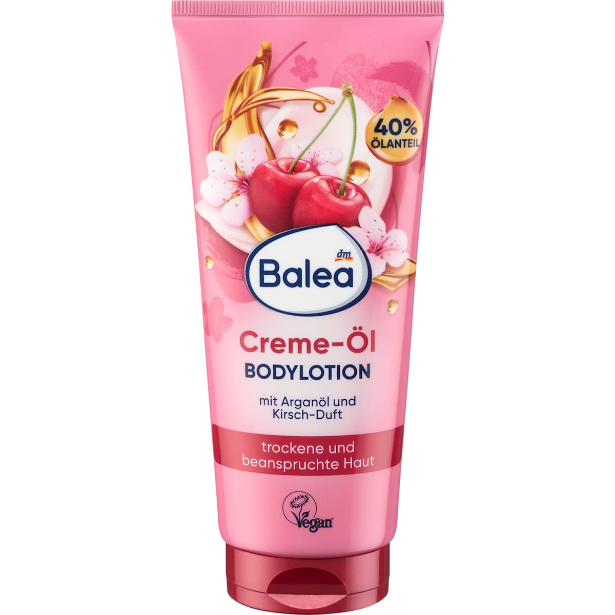 Balea Bodylotion Crème-Olie Kers, 200 ml