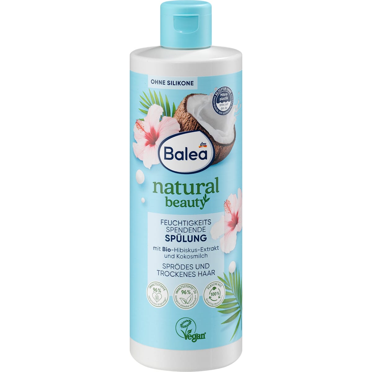 Balea Conditioner Natural Beauty Hibiskus-Extract en Kokosmelk, 350 ml