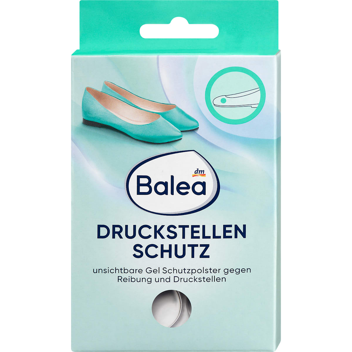Balea Drukplekbescherming Fuß Gelpads, 6 St