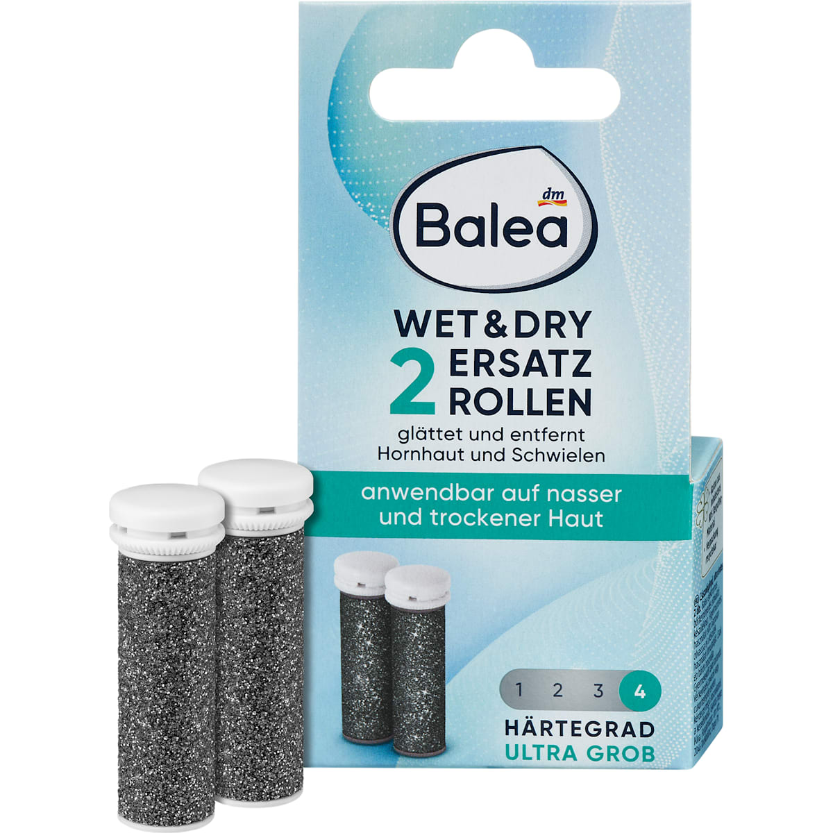 Balea Ersatzrollen Hornhautentferner (Stufe 4) ultra grob, 2 St