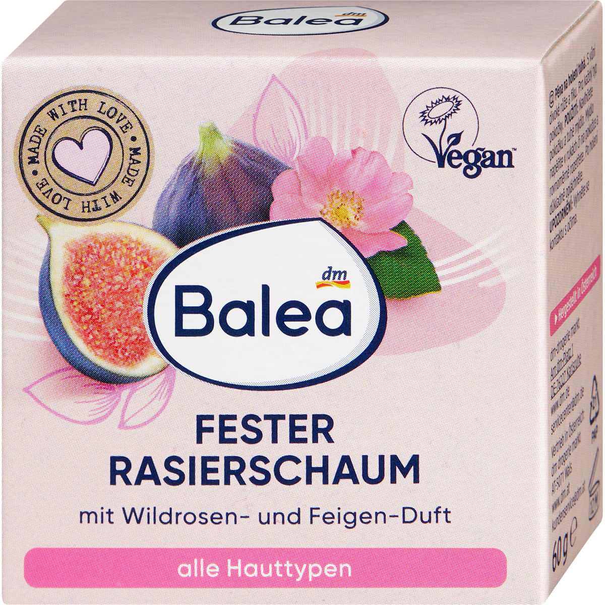 Balea Vaste Scheerschuim Wildrose, 60 g