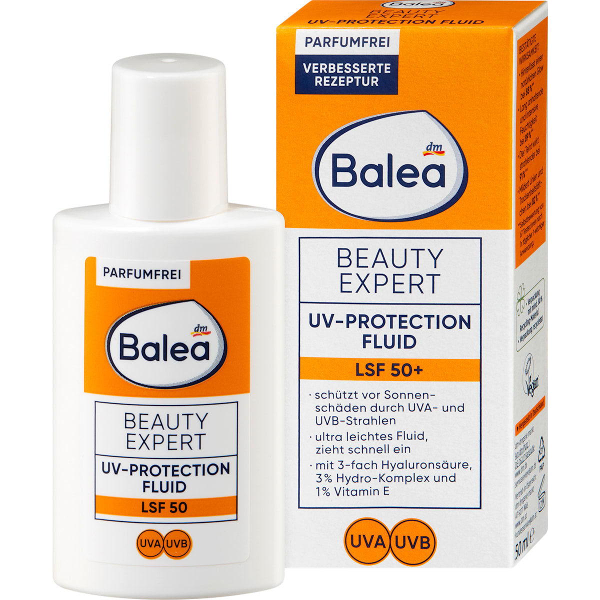 Balea Fluid Beauty Expert UV-Protection SPF 50+, 50 ml