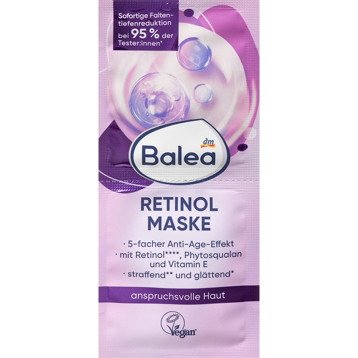 Balea Gezichtsmasker Retinol (2x8 ml), 16 ml