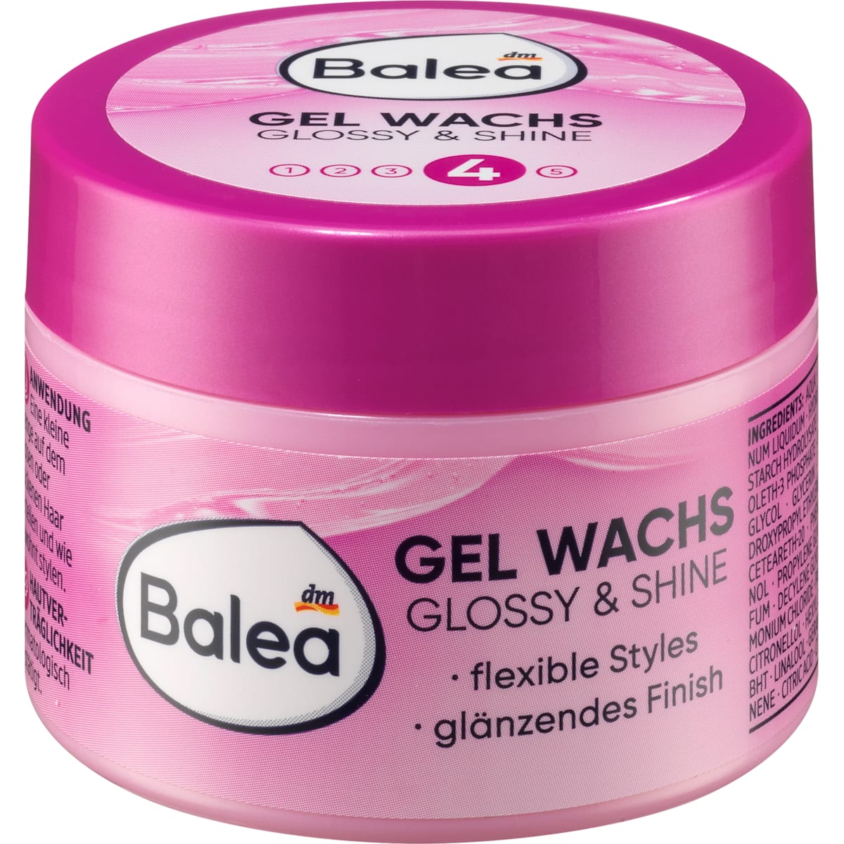 Balea Haargel Glossy & Shine Glans Wachs, 75 ml