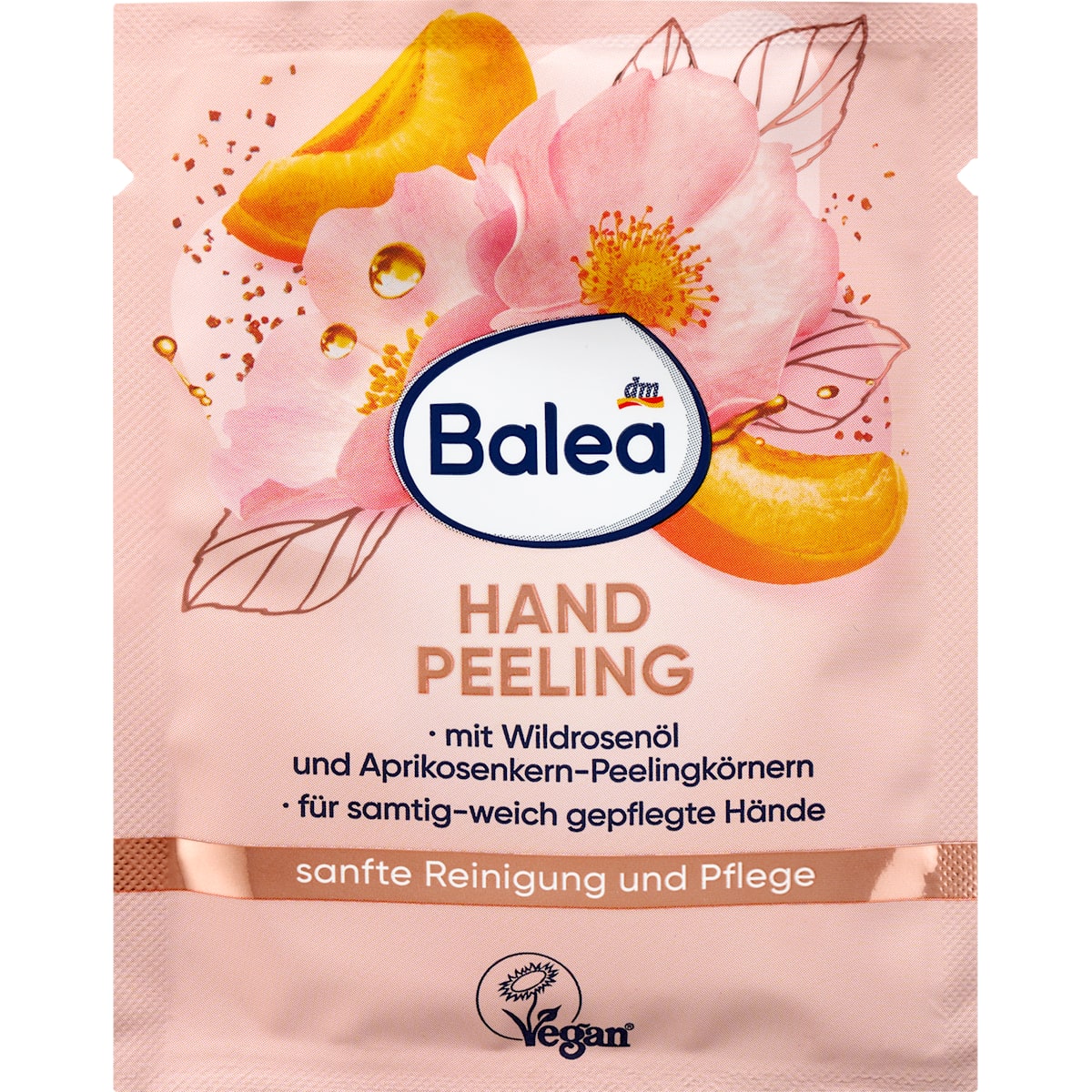 Balea Handpeeling Wildrose & Aprikose, 15 ml