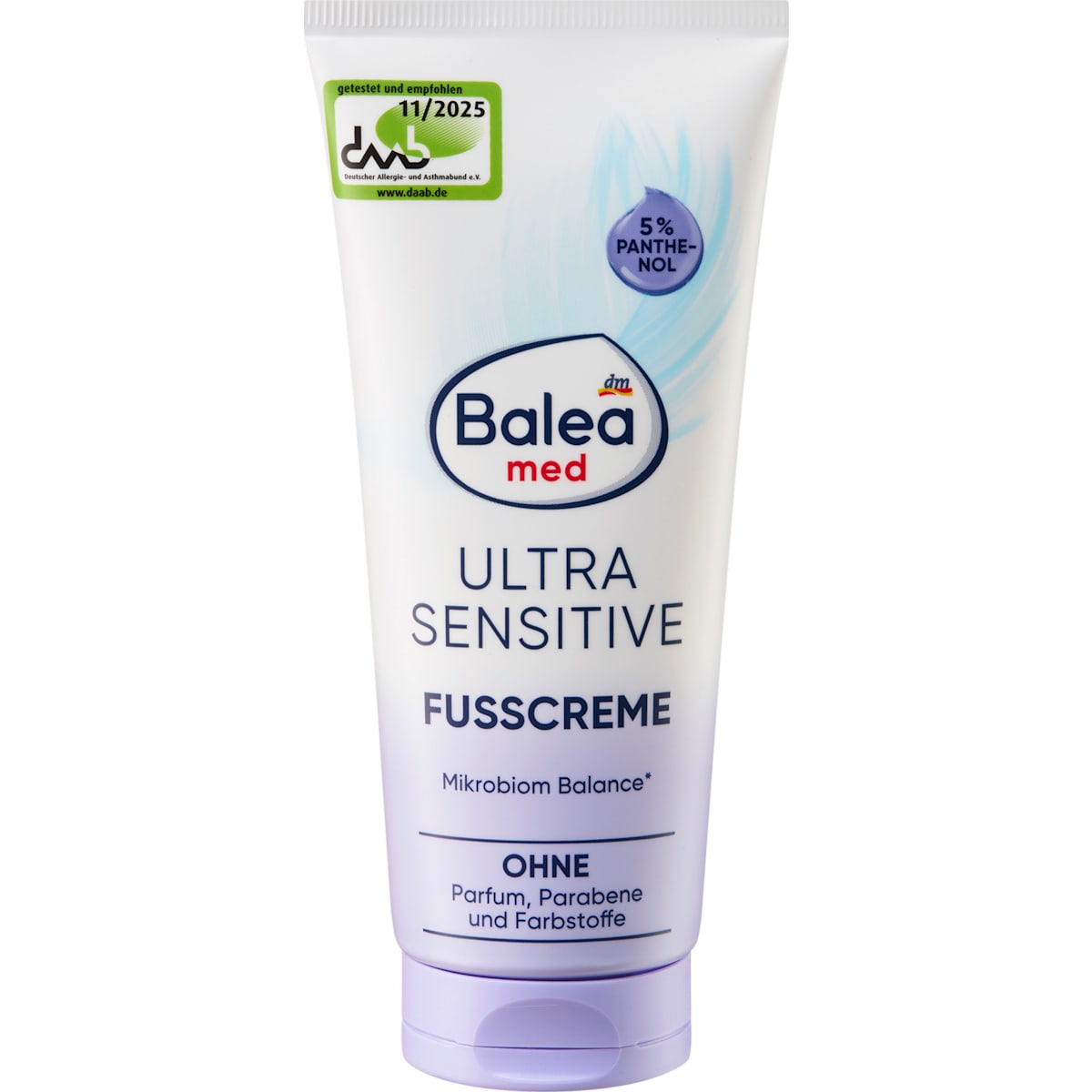 Balea med Voetcrème ultra sensitive, 100 ml