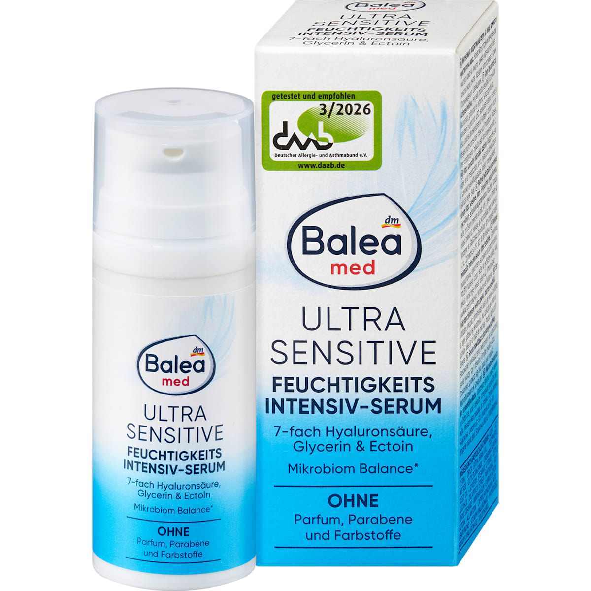 Balea med Gesichtsserum Ultra Sensitief, 30 ml