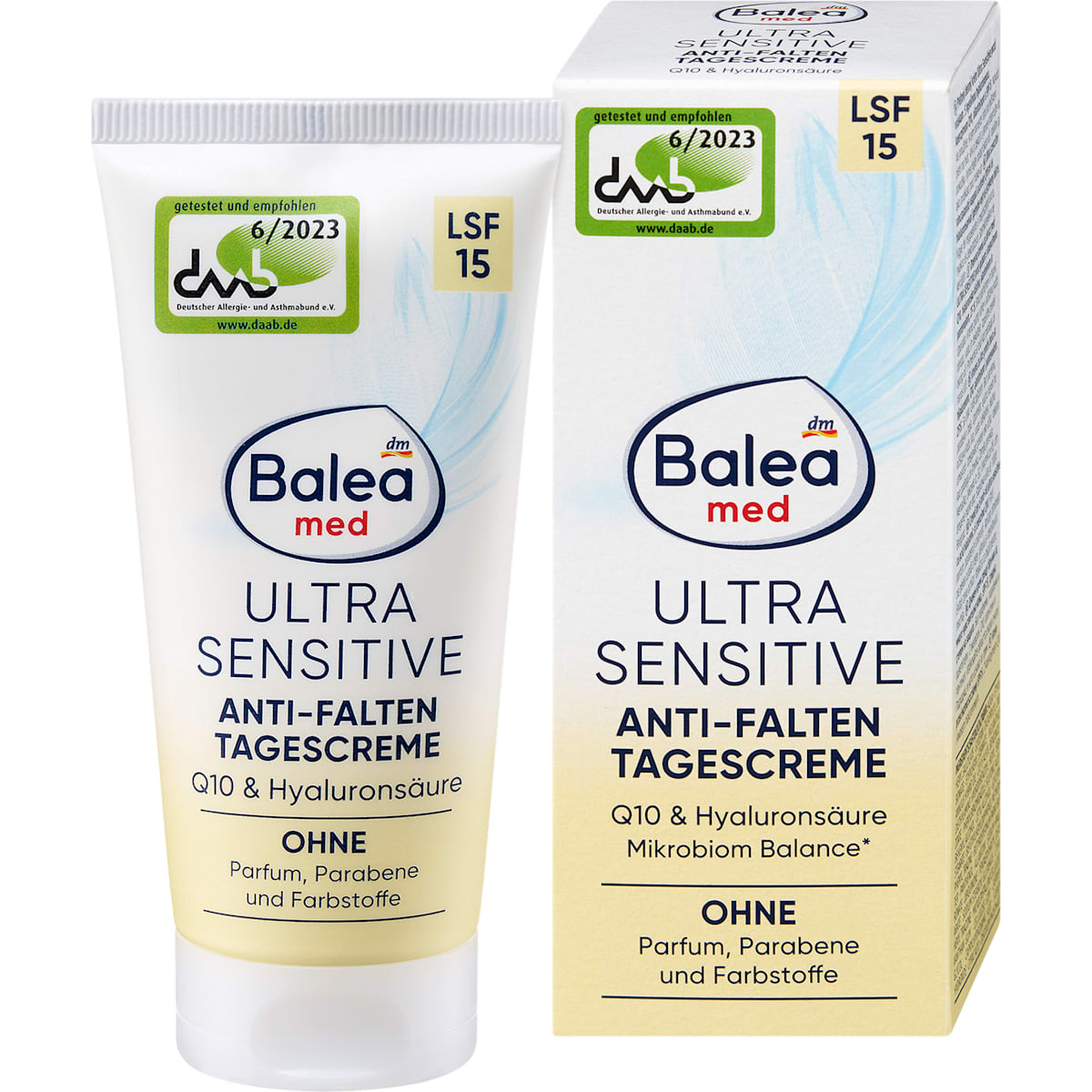 Balea med Dagcrème Q10 Hyaluron SPF15, 50 ml