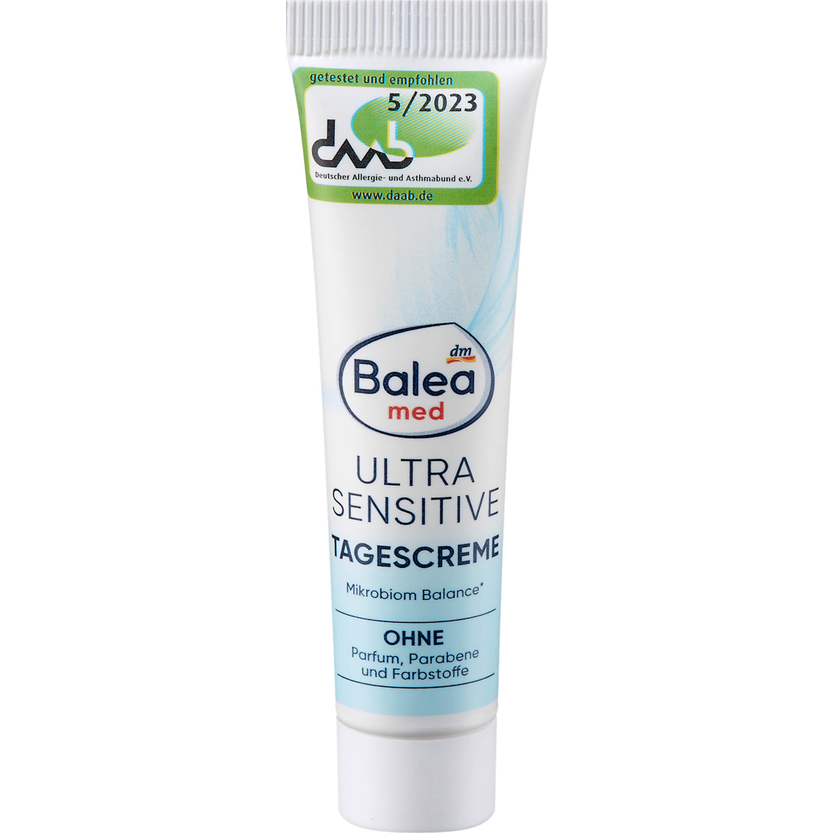 Balea med Dagcrème Ultra Sensitive, Reisformaat, 15 ml