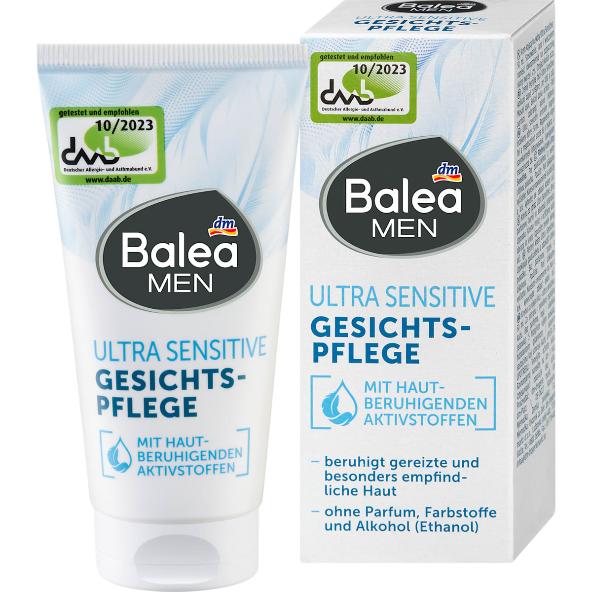 Balea MEN Gezichtscrème Ultra Sensitive, 50 ml