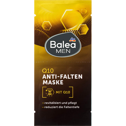 Balea MEN Gezichtsmasker Q10 Anti-Falten (2x8 ml), 16 ml