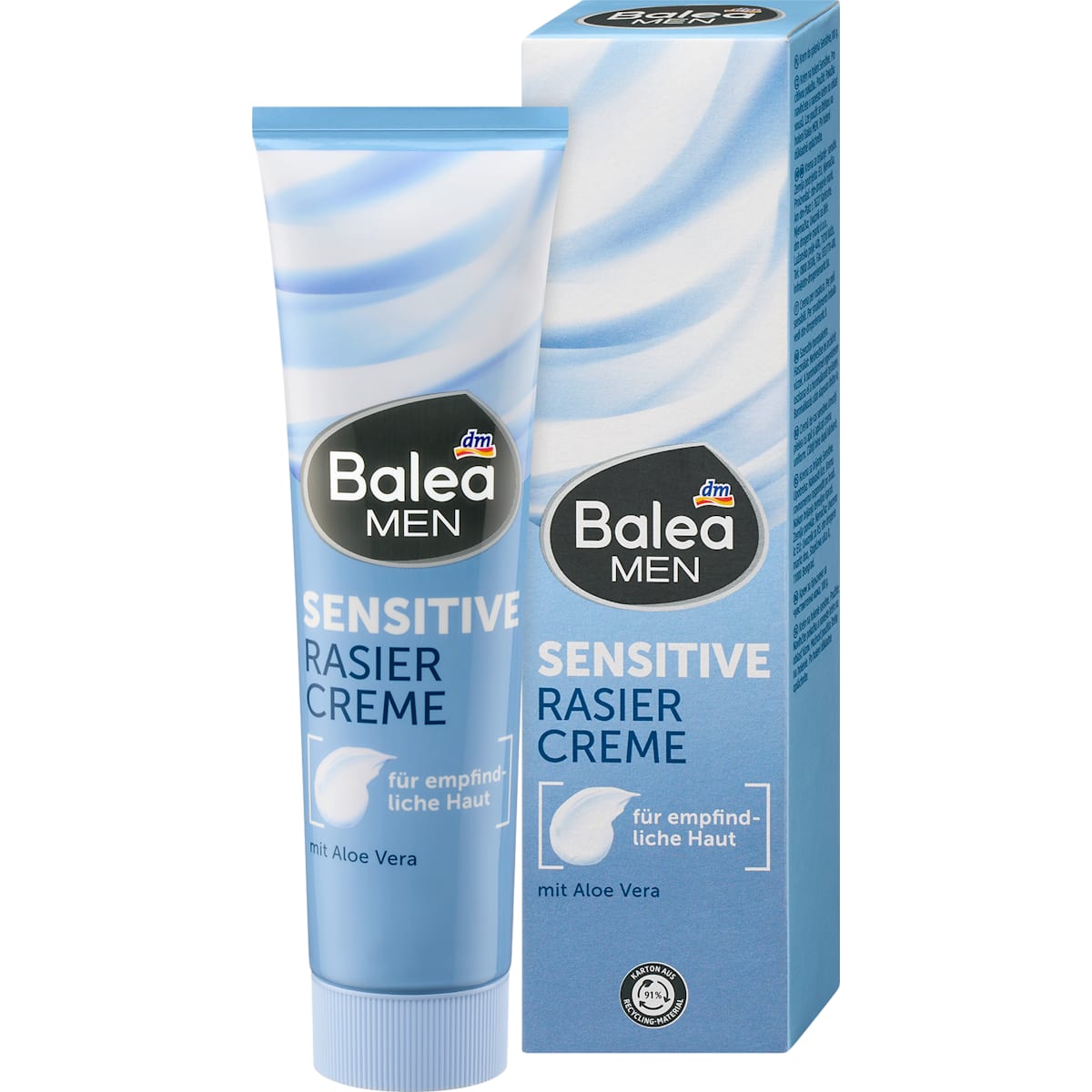 Balea MEN Scheercrème Sensitive, 100 ml