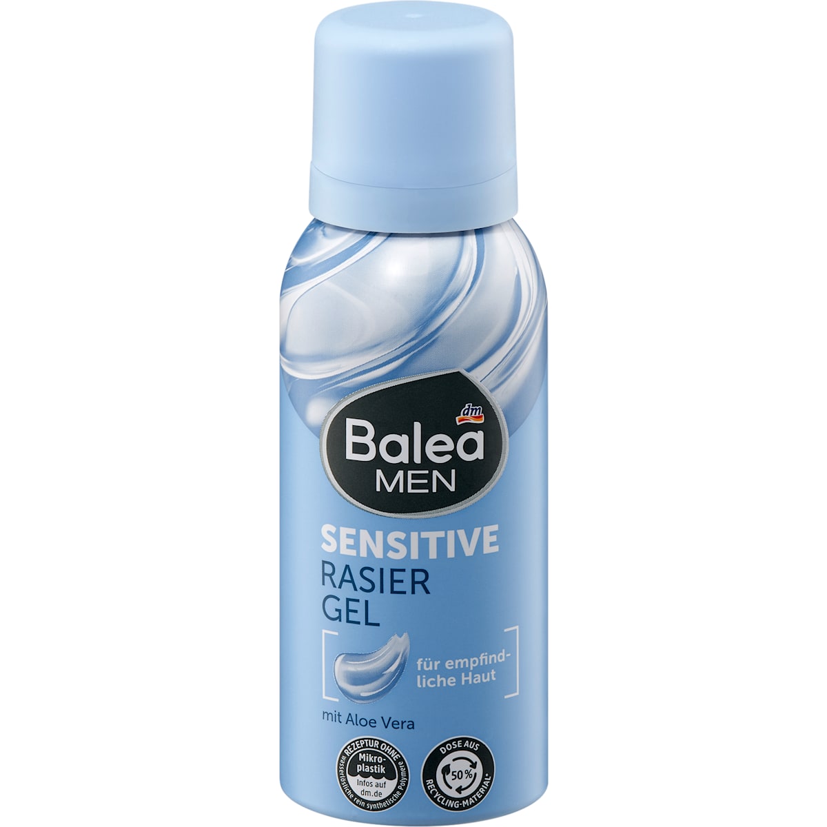 Balea MEN Scheergel Sensitive, Reisformaat, 75 ml