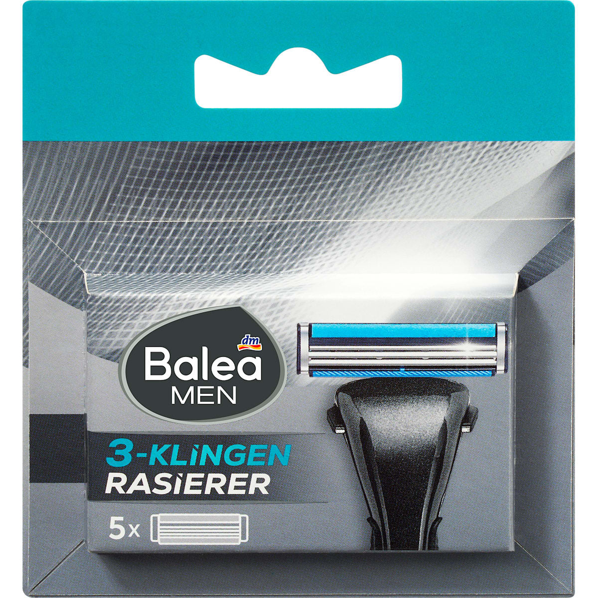 Balea MEN Scheermesjes, 3-Mesjes Scheermes, 5 St