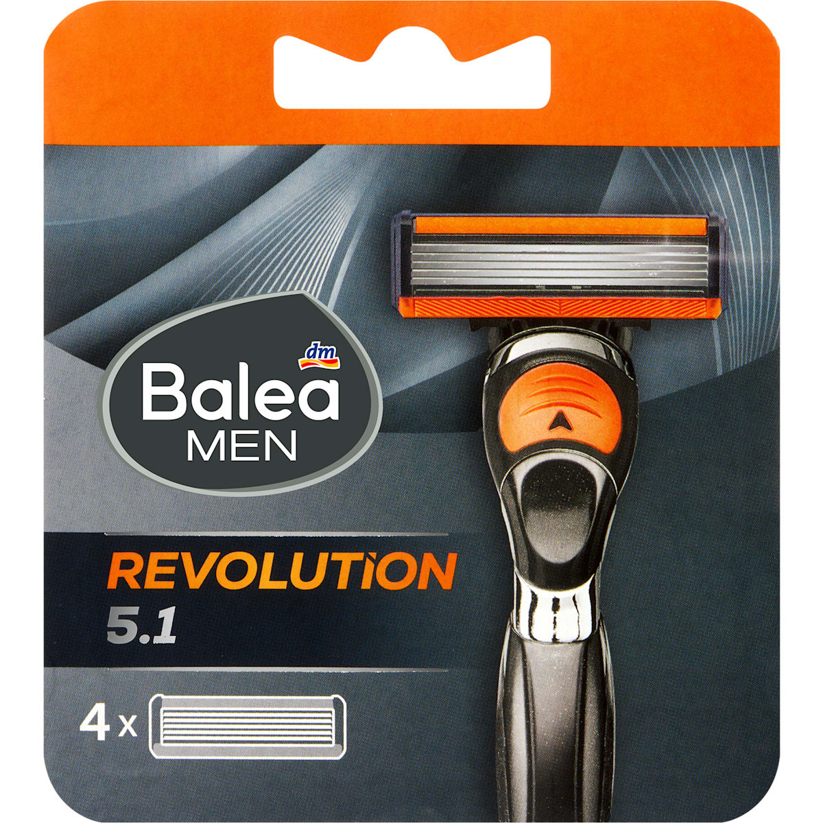 Balea MEN Scheermesjes, Revolution 5.1, 4 St