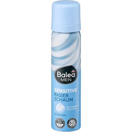 Balea MEN Sensitive Scheerschuim, Reisformaat, 75 ml