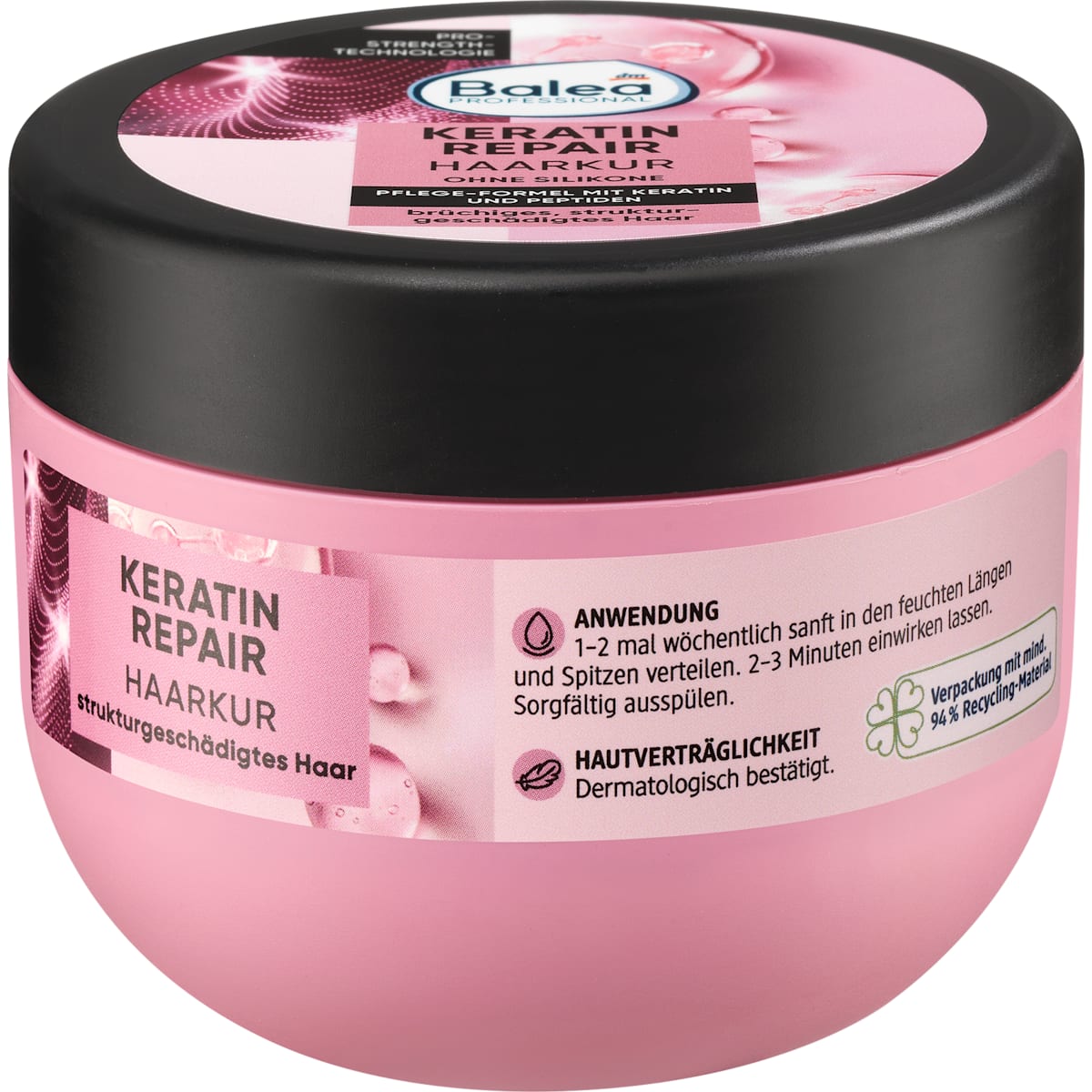 Balea PROFESSIONAL Haarmasker Keratin Repair, 300 ml