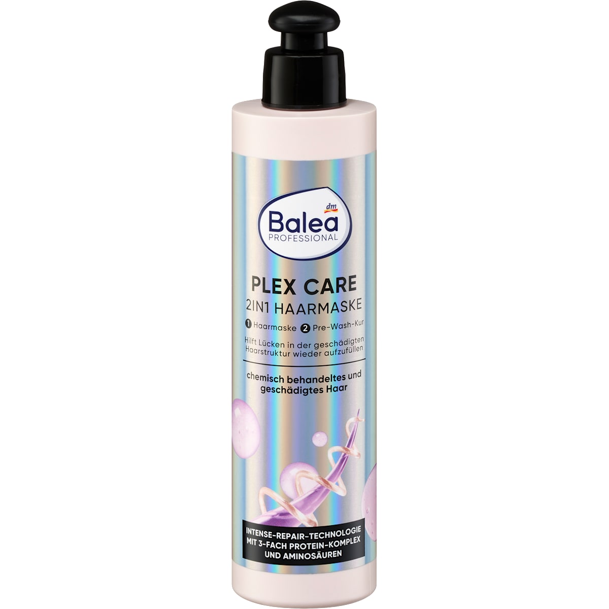 Balea PROFESSIONAL Haarmasker 2in1 Plex Care, 250 ml