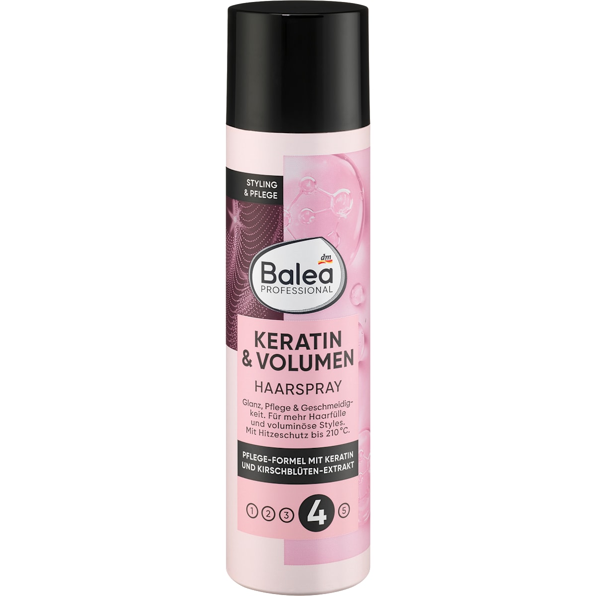 Balea PROFESSIONAL Haarlak Keratin & Volume, 250 ml