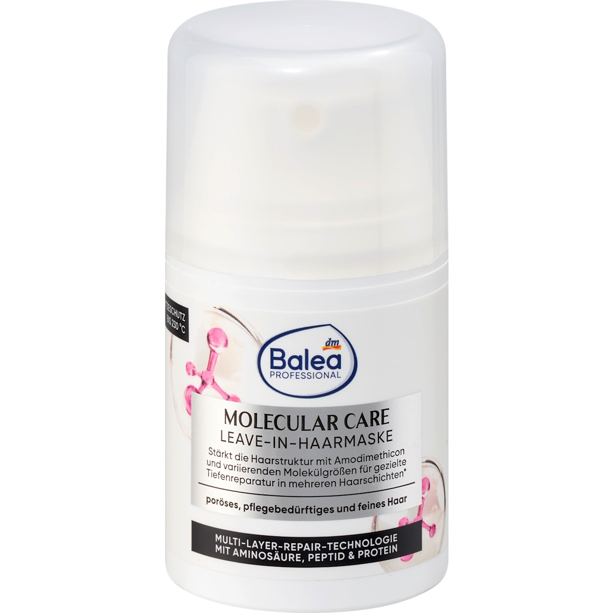Balea PROFESSIONAL Leave-In Haarmasker Molecular Care, 50 ml