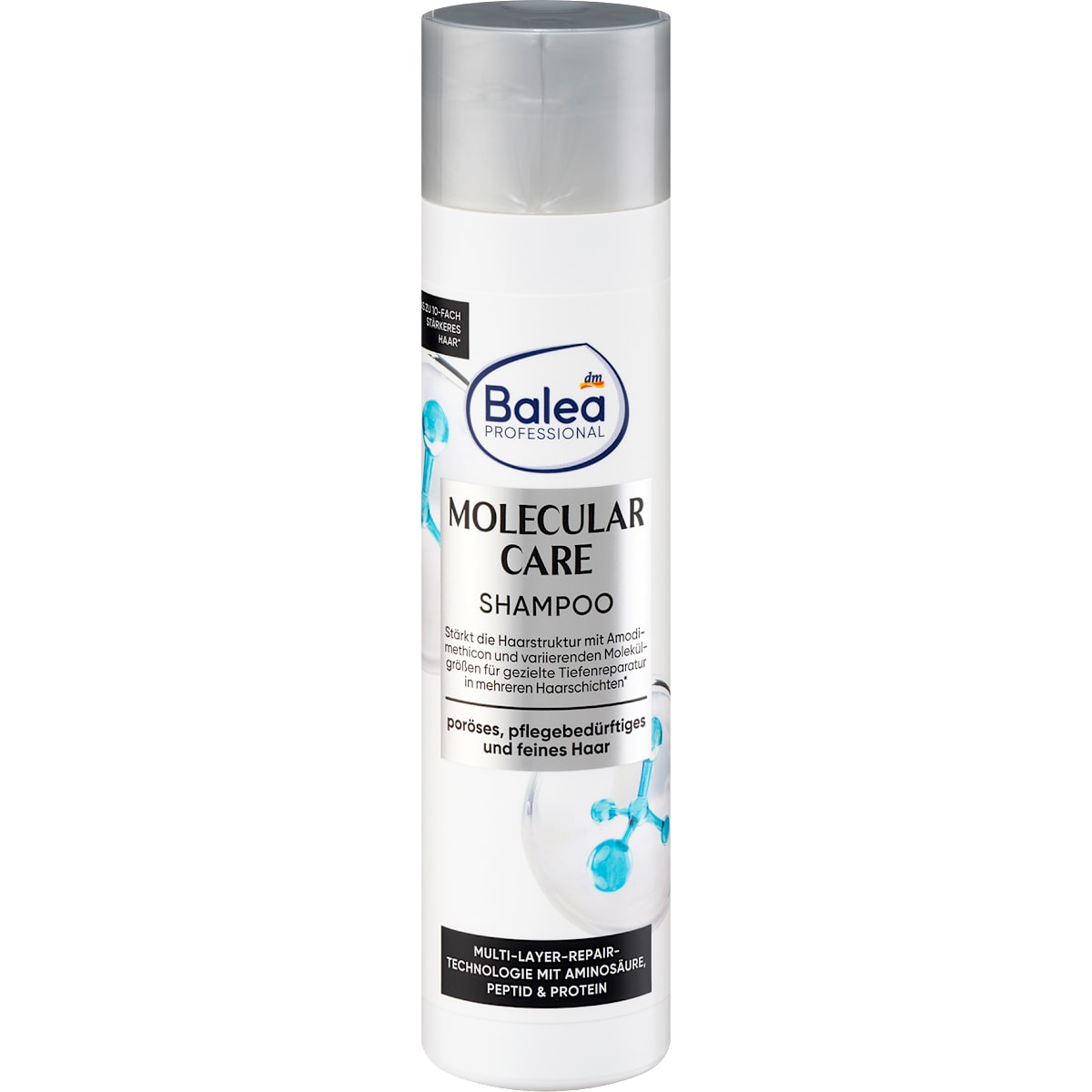 Balea PROFESSIONAL Shampoo Molecular Care, 250 ml