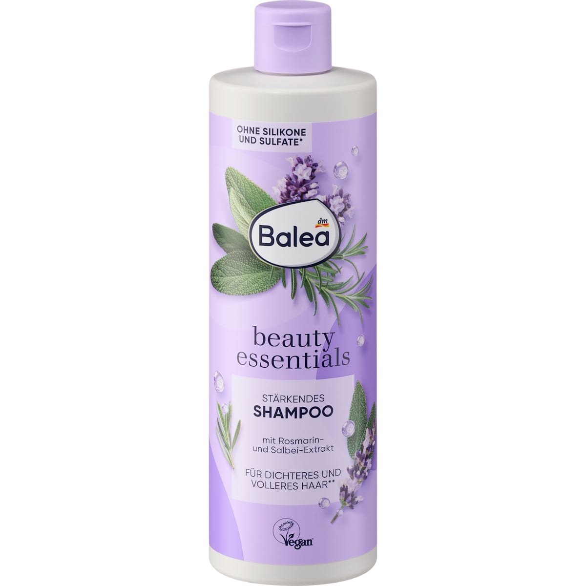 Balea Shampoo met Rozemarijn- & Salbeiextrakt, 400 ml