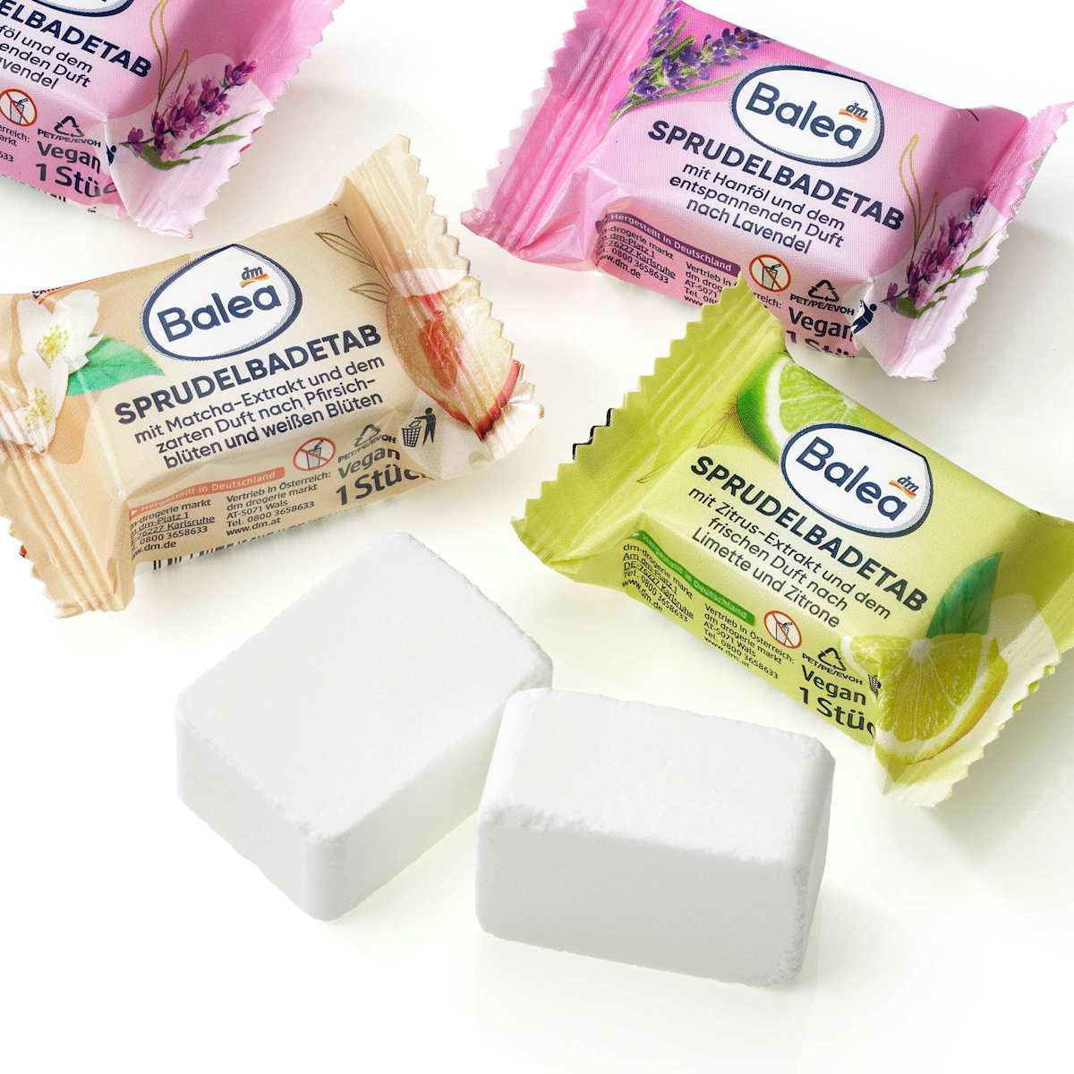 Balea Bruisbad Tabs Wellness 3fach, 18 g