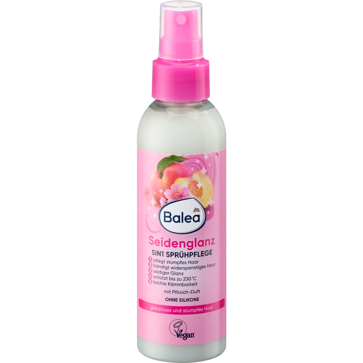 Balea Sprayverzorging Zijdeglans 5in1, 150 ml