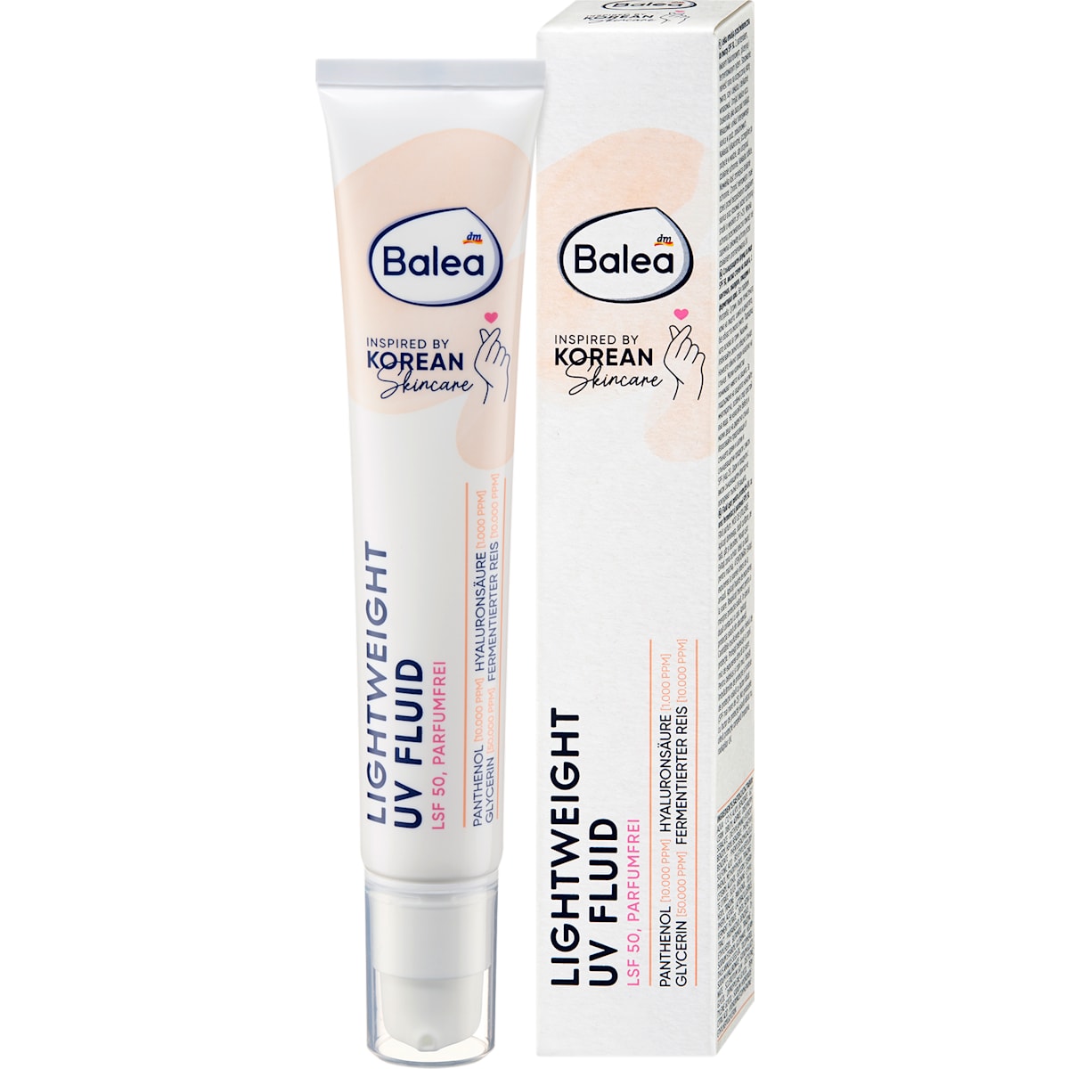Balea UV Fluid Ultra Lightweight SPF 50, korean skincare, 50 ml