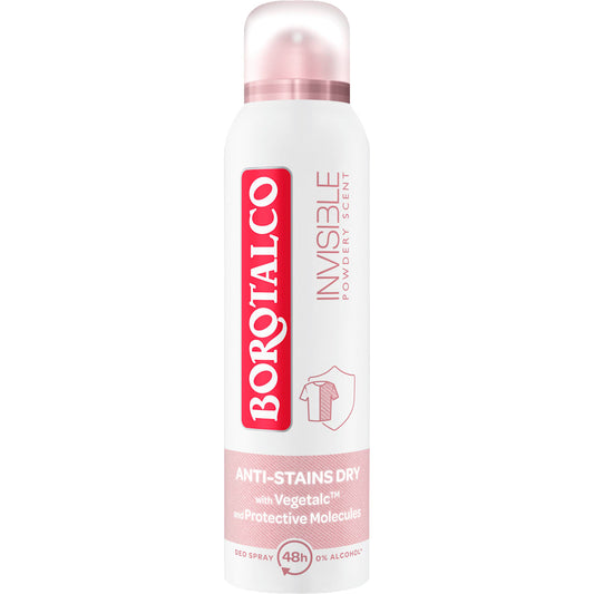 Borotalco Antitranspirant Deospray Invisible Powdery Scent, 150 ml