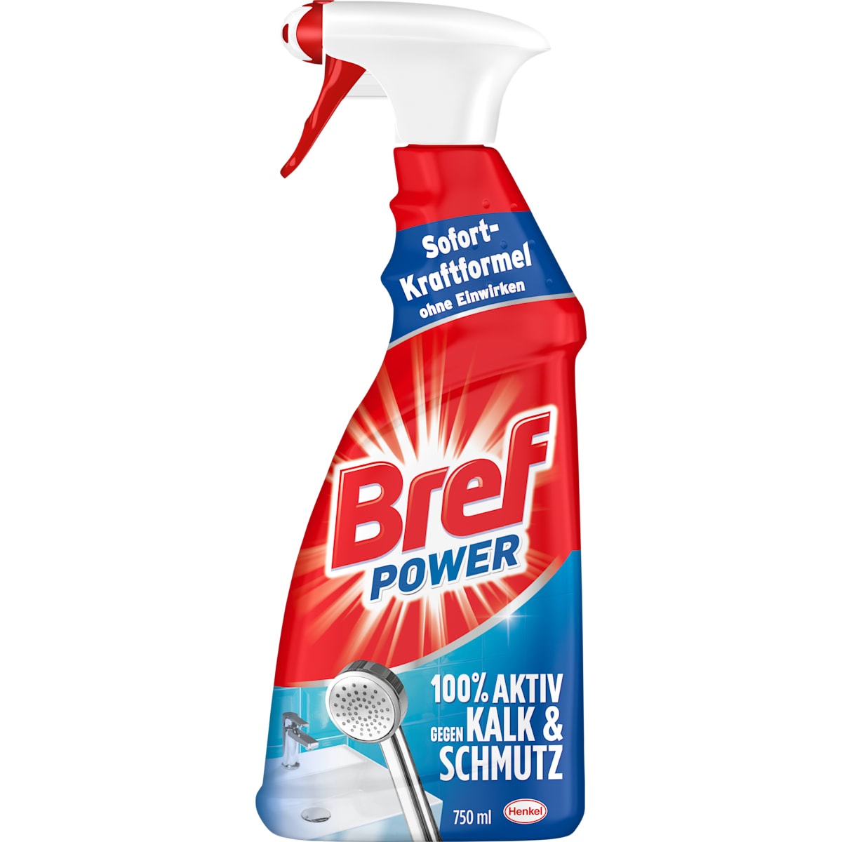 Bref Kalkreiniger Power met Sofortwirkung, 750 ml