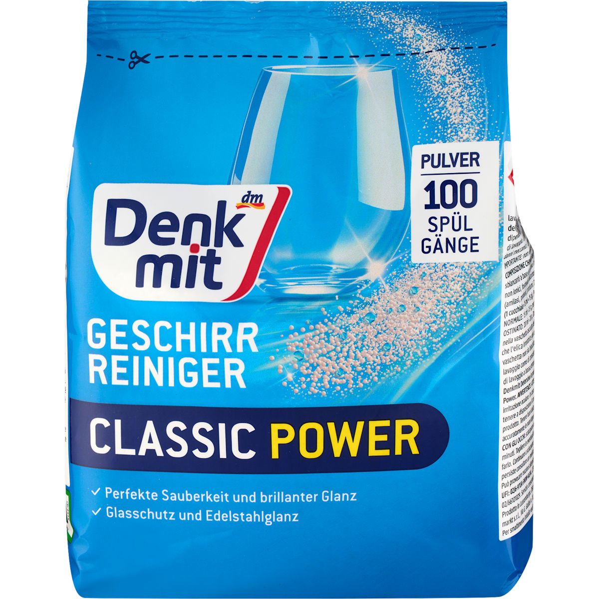 Denkmit Vaatwasmiddel Pulver Classic, 1,5 kg