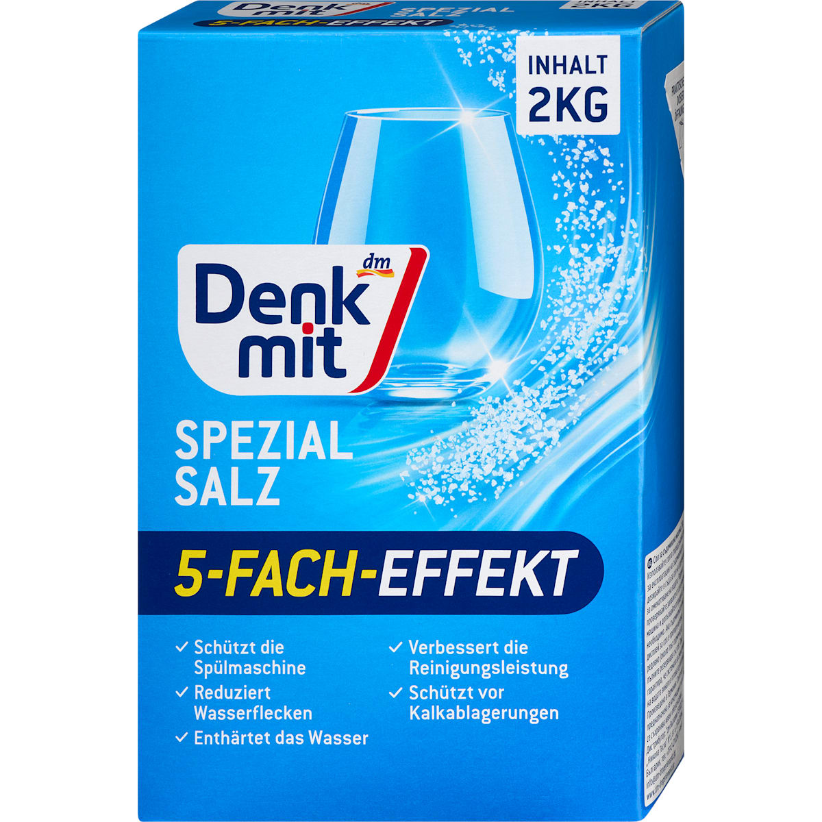 Denkmit Spülmaschinen-Zout Spezialsalz, 2 kg