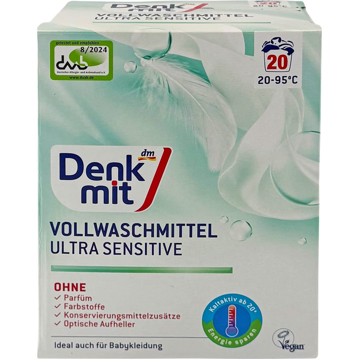 Denkmit Volwasmiddel Pulver Ultra Sensitive, 20 Wl