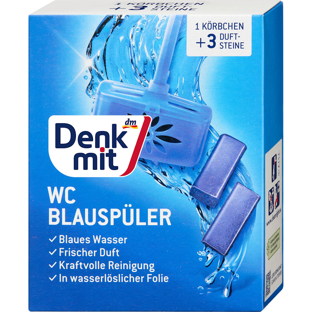 Denkmit WC-Blauspüler, 3 St