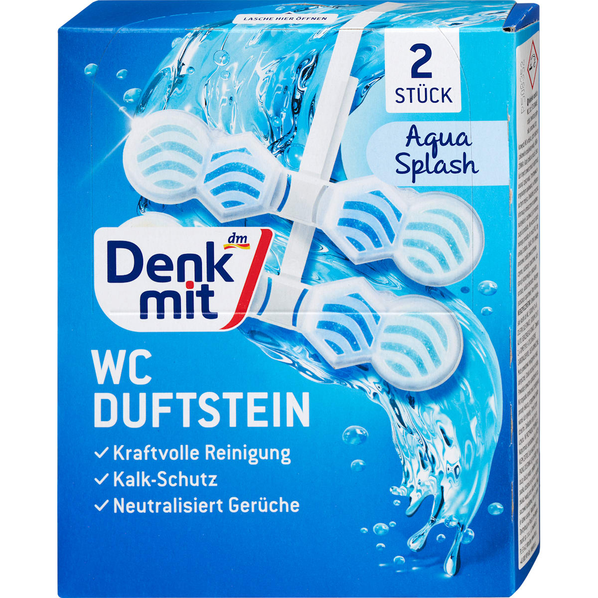 Denkmit WC Duftstein Aqua Splash, 2 St
