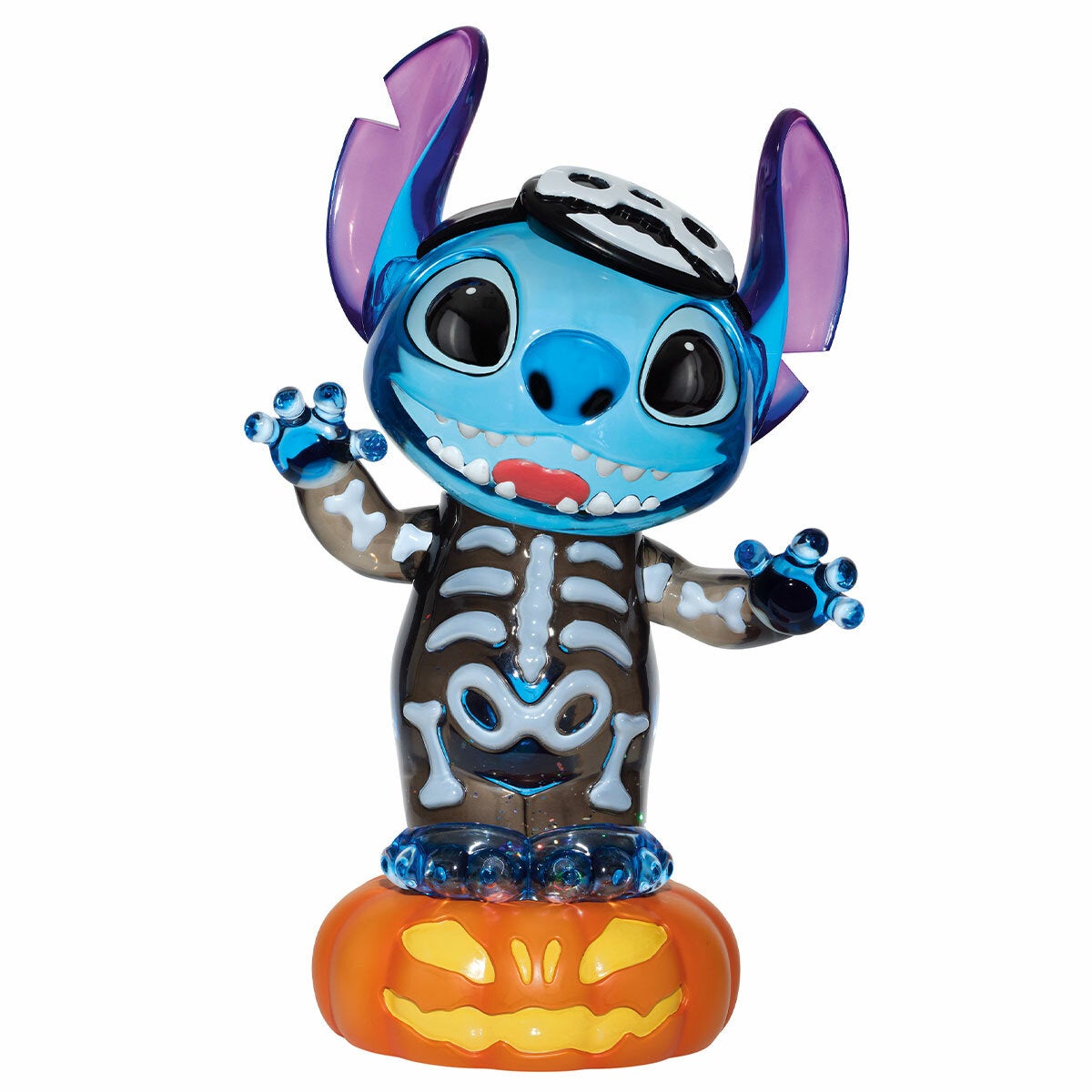 Disney Halloween-lantaarn Stitch – met licht en glittereffect