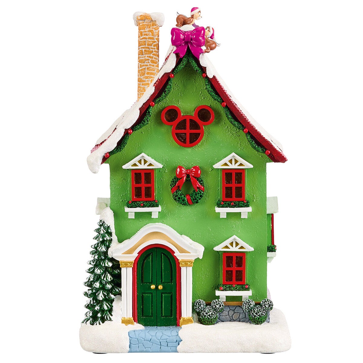 Disney kerstdorp 13-delig met kerstboog – met licht en muziek (afbeelding 5)