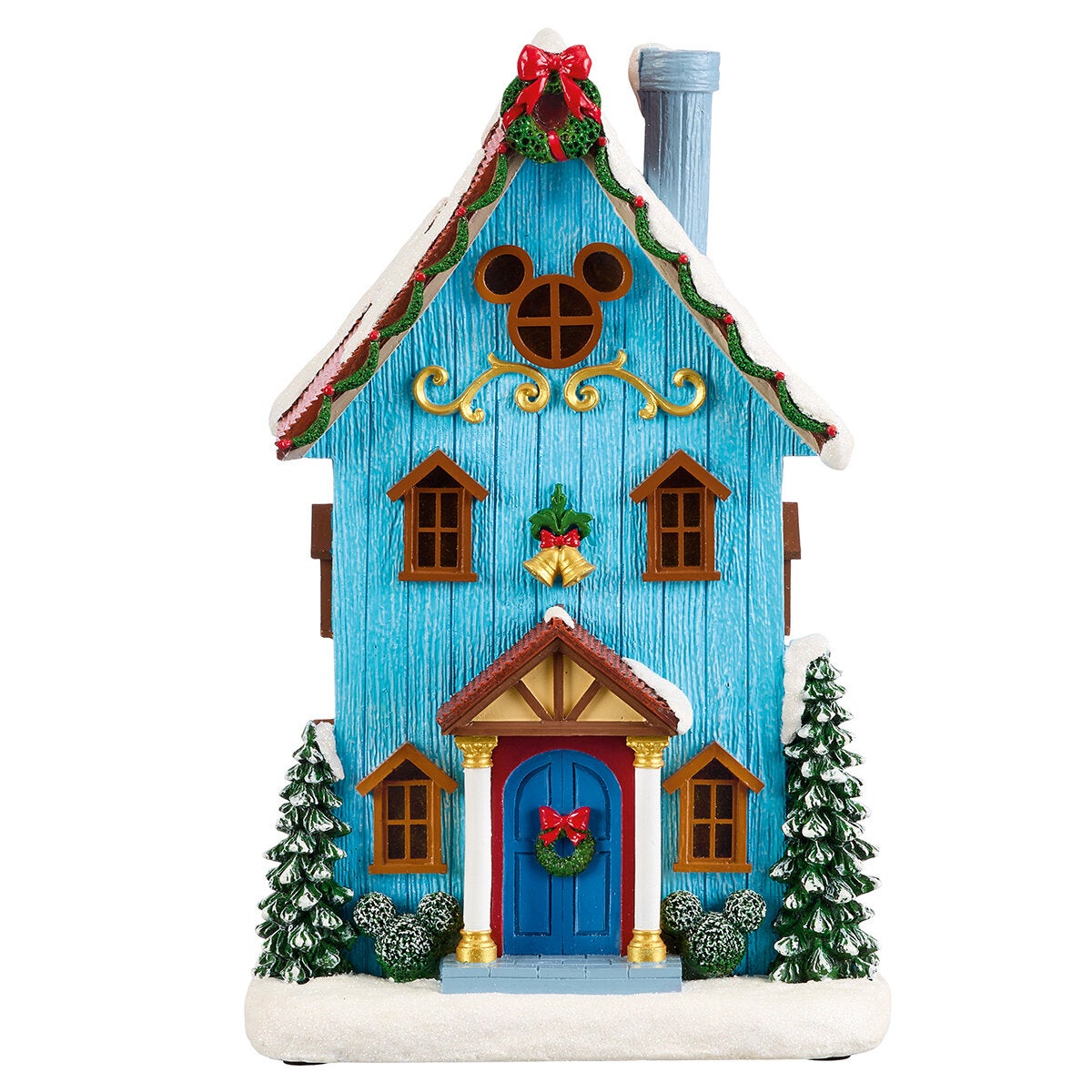 Disney kerstdorp 13-delig met kerstboog – met licht en muziek (afbeelding 7)