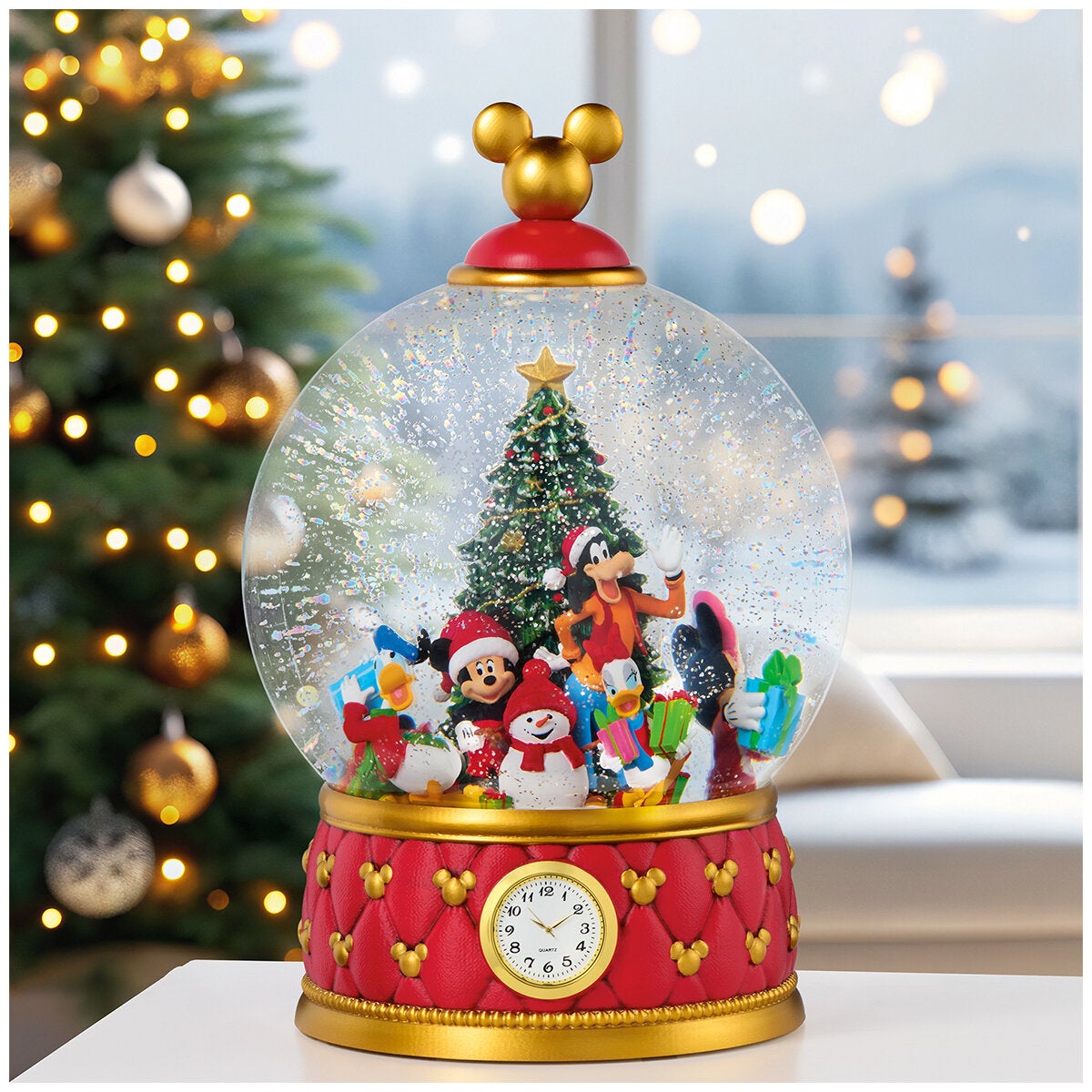 Disney sneeuwbol Mickey & Friends – met licht en glittereffect