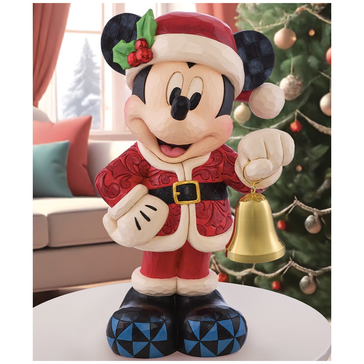 Disney Traditions Mickey Mouse als kerstman beeld 42 cm (afbeelding 2)