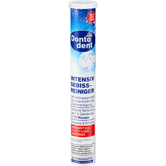 Dontodent Gebissreiniger Tabs intensief, 32 St