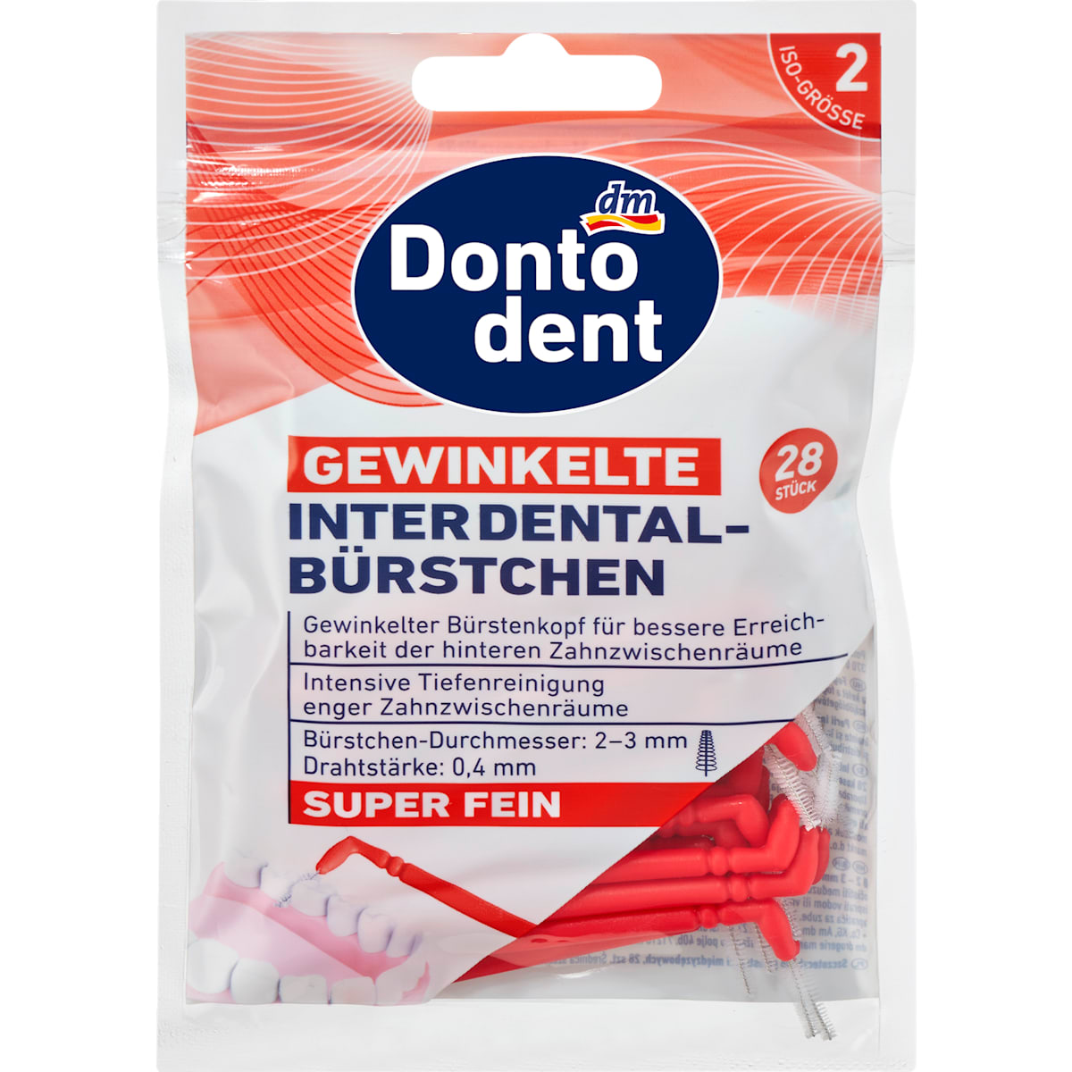 Dontodent Ragers gewinkelt ISO 2, 28 St