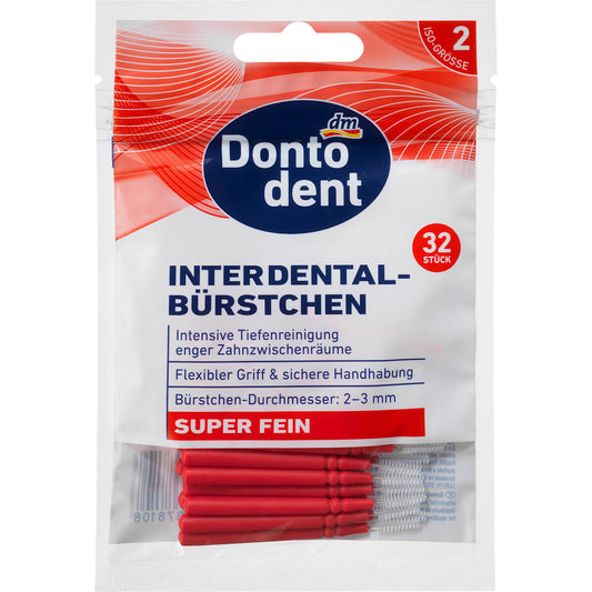 Dontodent Ragers rot 0,4 mm ISO 2, 32 St