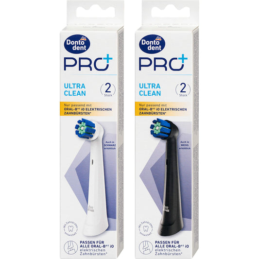 Dontodent PRO+ Aufsteckbürsten Pro+ Ultra Clean, 2 St